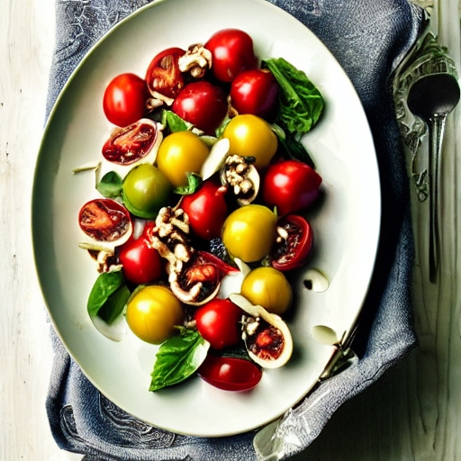 Walnut and Cherry Tomato Salad