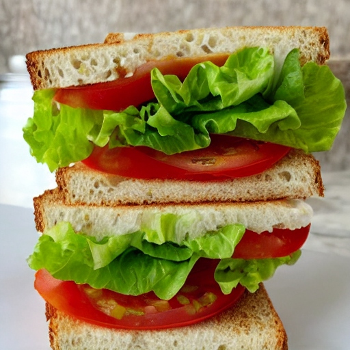 Tomato Lettuce Sandwich