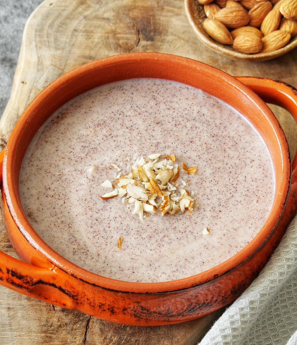 QUICK SPROUTED RAGI KANJI / PORRIDGE