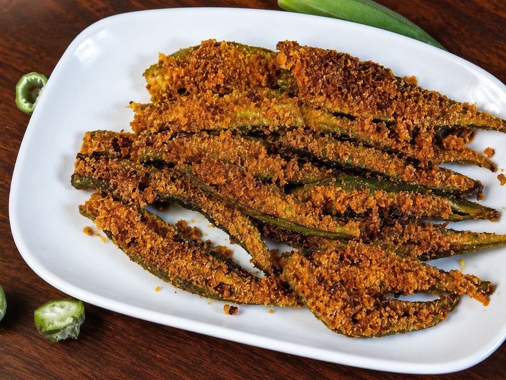 BHINDI RAVA FRY (CRISPY OKRA FRY)