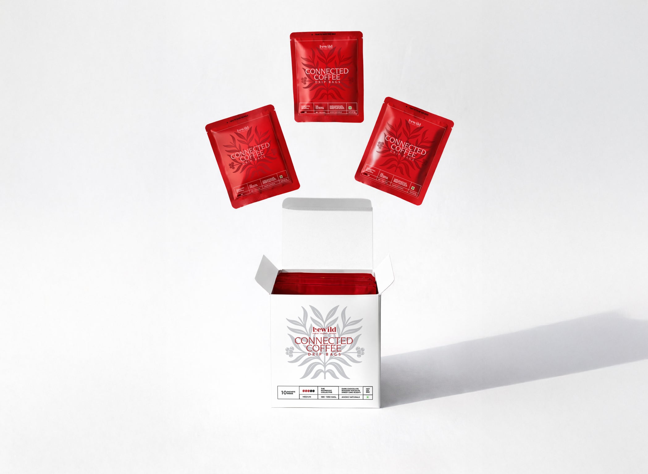 Connected Coffee Drip Bags | Canephora Coffee (Robusta) | Medium Roast | Anoxic Naturals