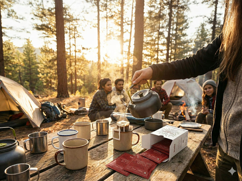 Connected Coffee Drip Bags | Canephora Coffee (Robusta) | Medium Roast | Anoxic Naturals