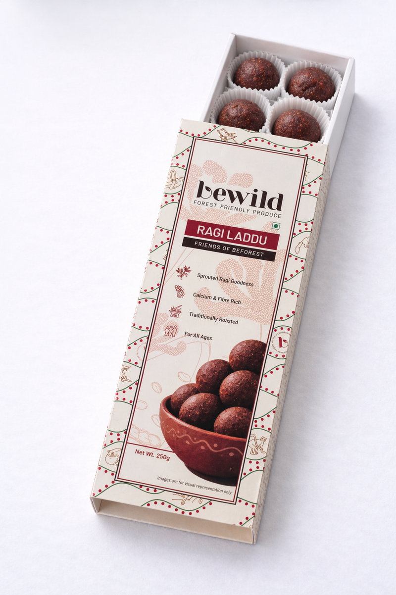 Ragi Laddu | 250g | Traditionally Made | Sprouted Millet Goodness