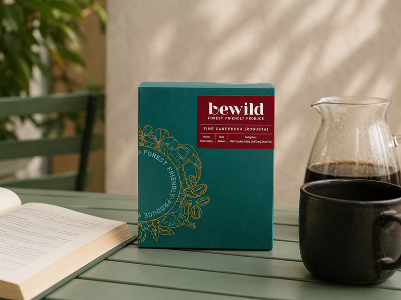 Canephora Coffee (Robusta) - Medium Roast | Frozen Cherry | 200g