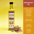 Groundnut Oil | 500ml | Sustainably Crafted | Wood Pressed | Single-filtered