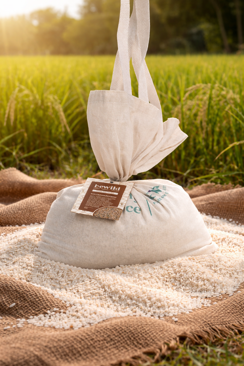 Mysore Mallige Rice | 5kg | Protein & Fibre-rich | Semipolished