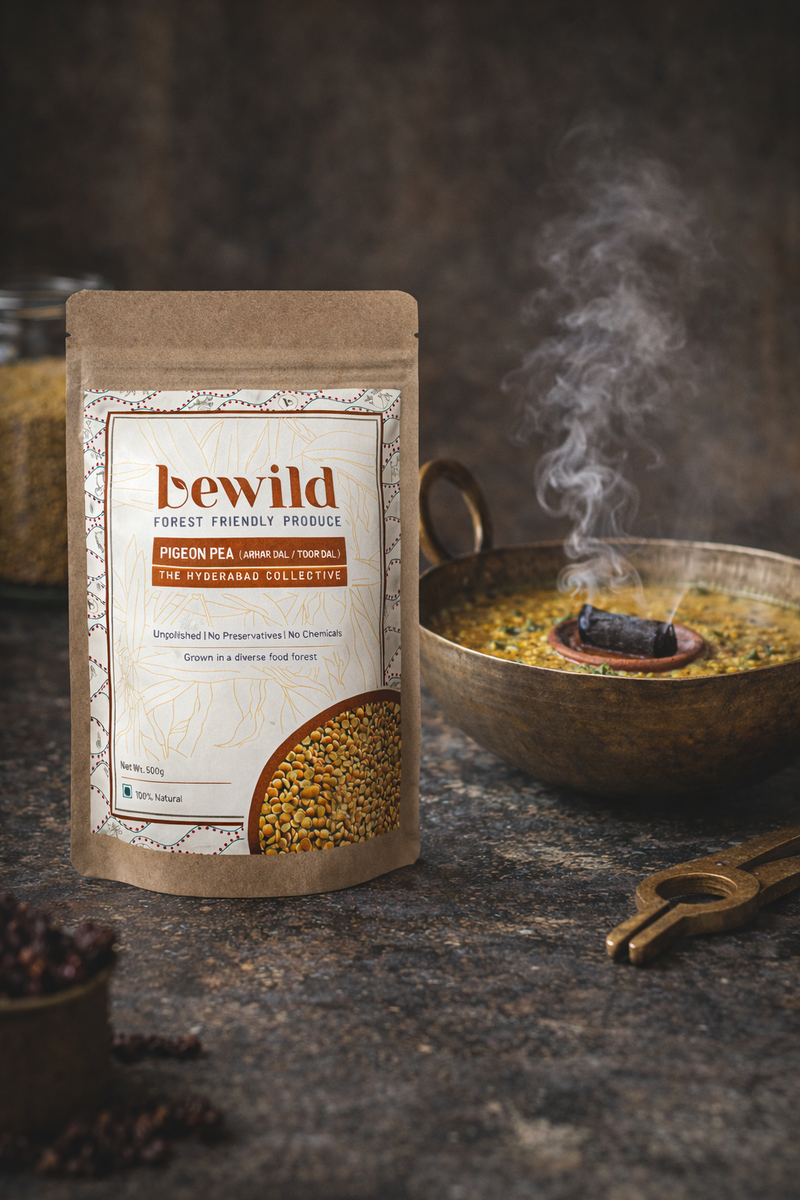 Pigeon Pea (Arhar Dal/Toor Dal) | 500g | Naturally Nutritious | Preservative-Free | Harvest to Home