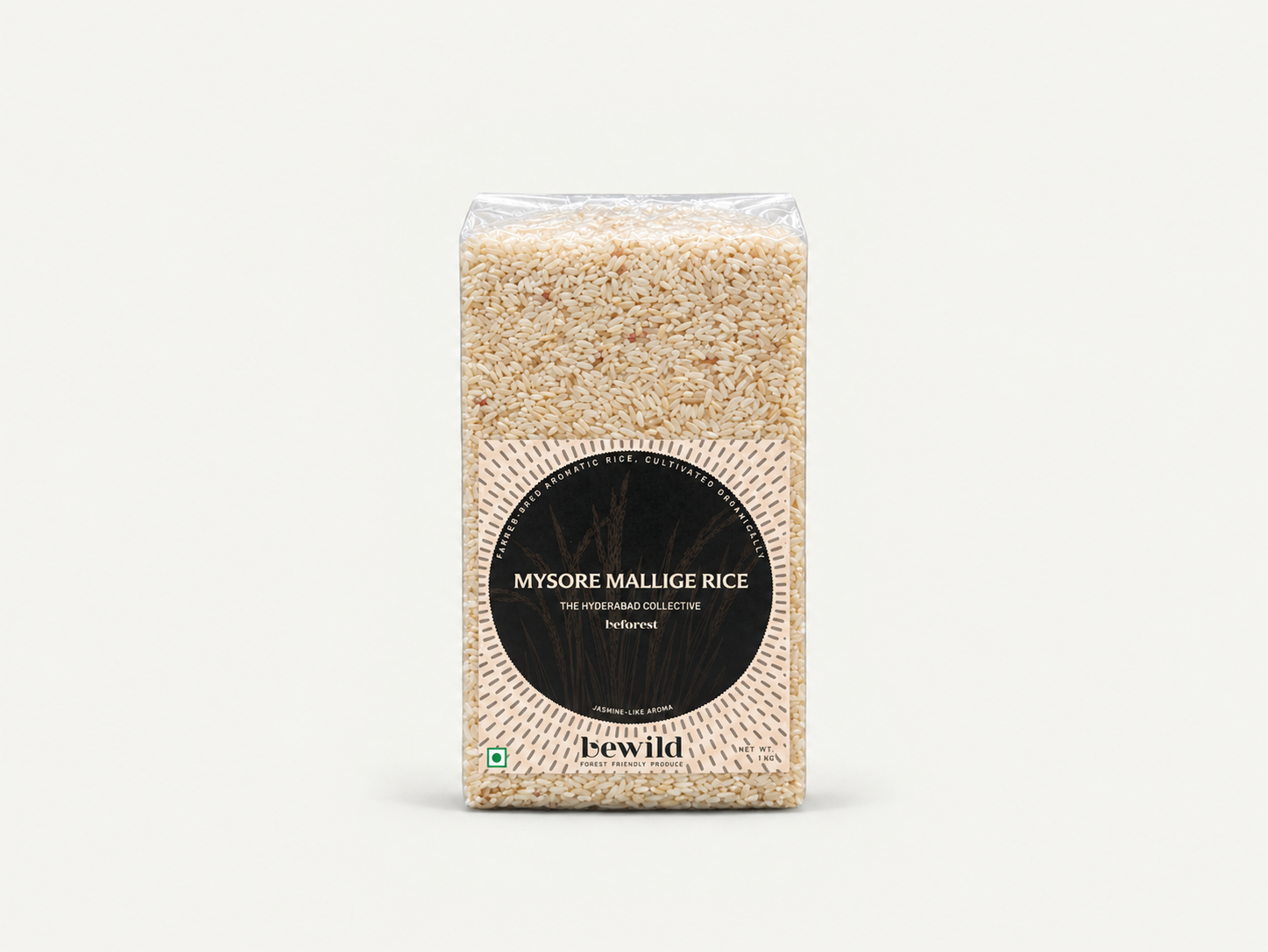 Mysore Mallige Rice | 1kg | Protein & Fibre-rich | Semipolished